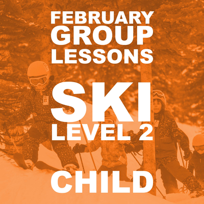 Child February Groups Lessons - Ski - Level 2