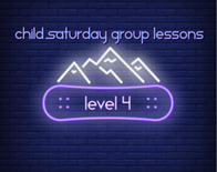 Child February Groups Lessons - Snowboard - Level 4