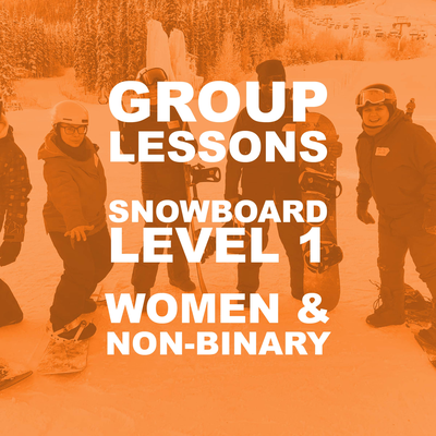 Snowboard Level 1 - Women and Non-Binary Multi-Week Program