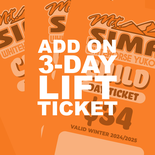 Add-On Holiday Camp - 3-Day Lift Ticket